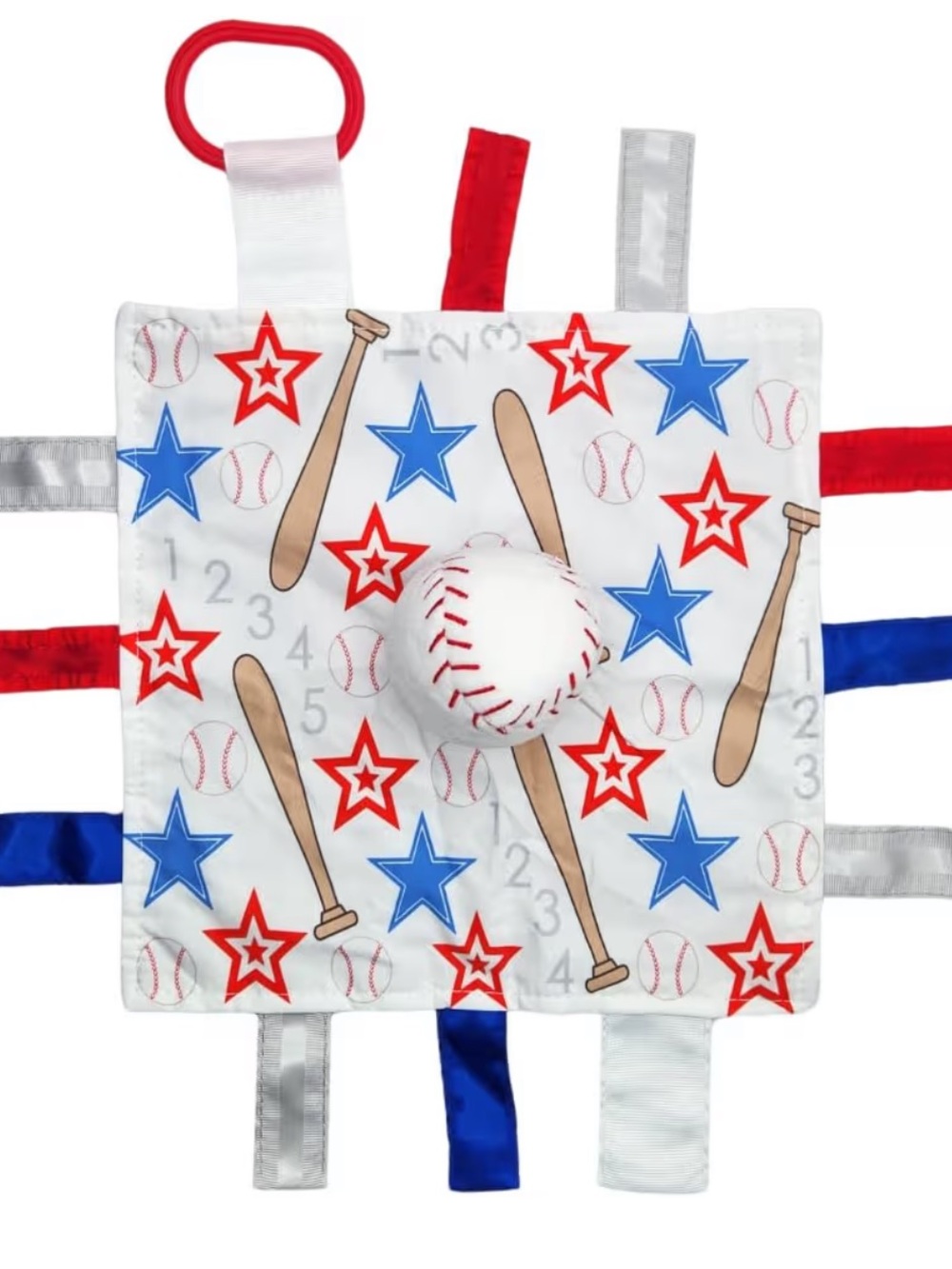 baby jack 10x10 baseball tag toy